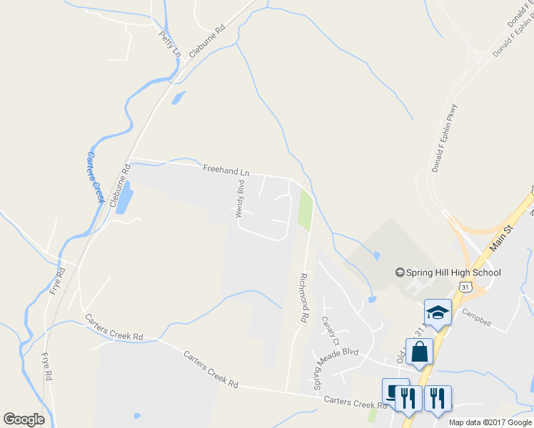 map of restaurants, bars, coffee shops, grocery stores, and more near 1806 Luke Court in Columbia