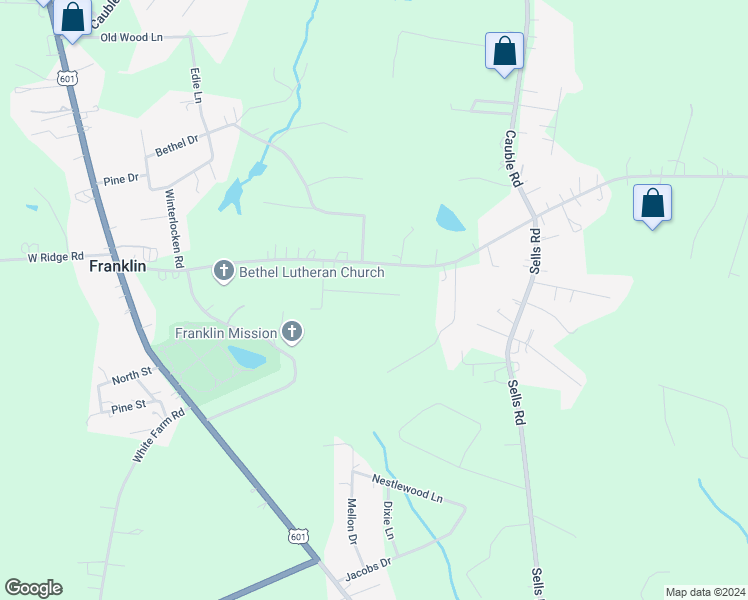 map of restaurants, bars, coffee shops, grocery stores, and more near 145 Elizabeth Avenue in Salisbury