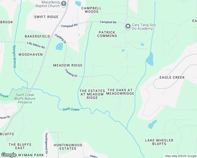 map of restaurants, bars, coffee shops, grocery stores, and more near 4729 Fielding Drive in Raleigh