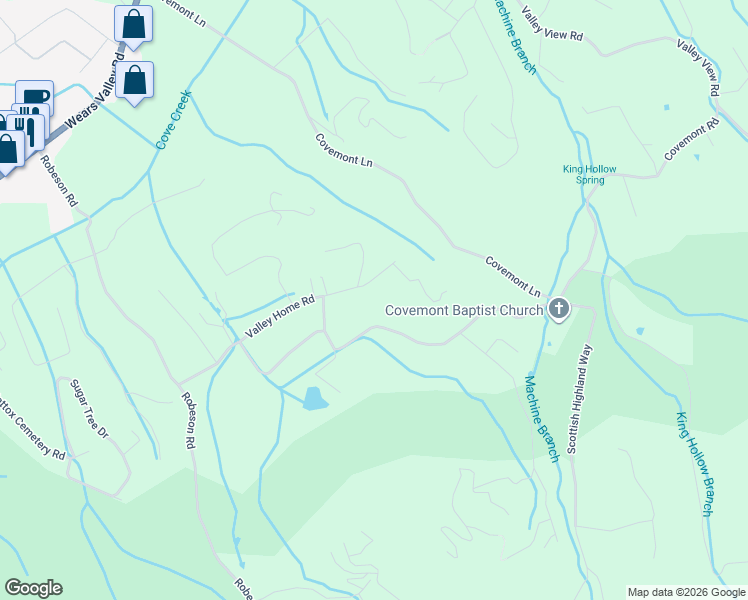 map of restaurants, bars, coffee shops, grocery stores, and more near 3131 Valley Home Road in Pigeon Forge