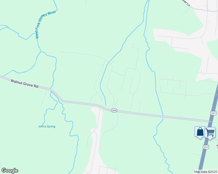 map of restaurants, bars, coffee shops, grocery stores, and more near 1002 Walnut Grove Road in Christiana