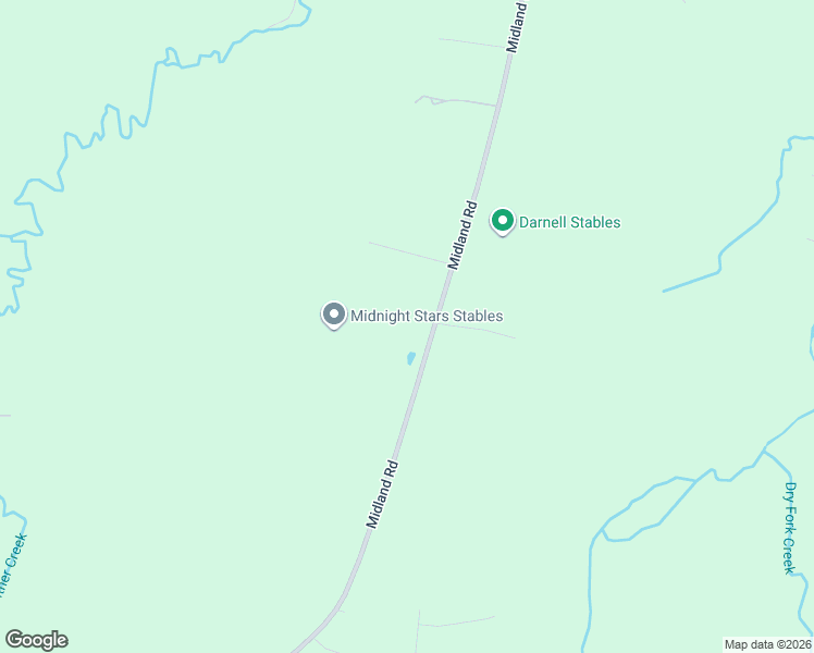 map of restaurants, bars, coffee shops, grocery stores, and more near 5060 Midland Road in Christiana