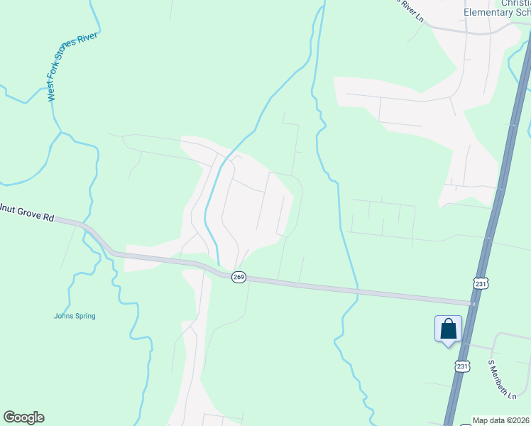 map of restaurants, bars, coffee shops, grocery stores, and more near 1002 Walnut Grove Road in Christiana