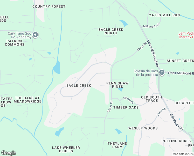 map of restaurants, bars, coffee shops, grocery stores, and more near 5112 Laurie Drive in Raleigh