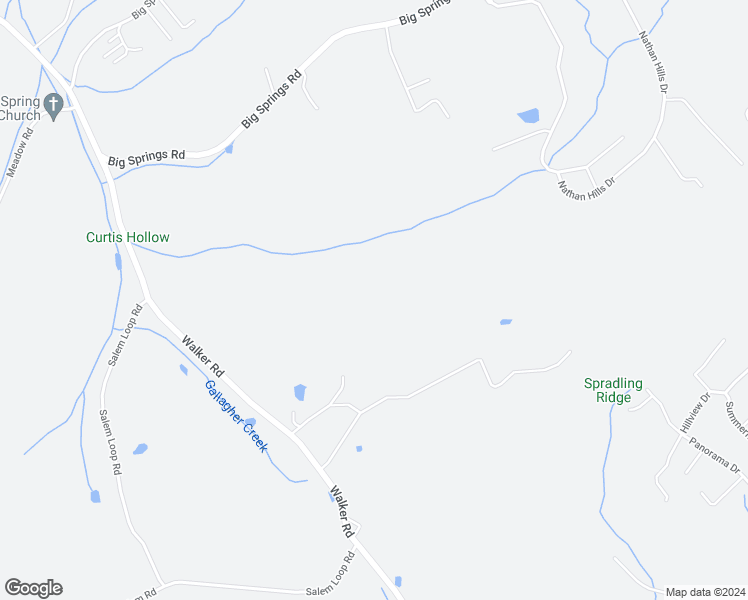map of restaurants, bars, coffee shops, grocery stores, and more near 1507 Walker Road in Maryville