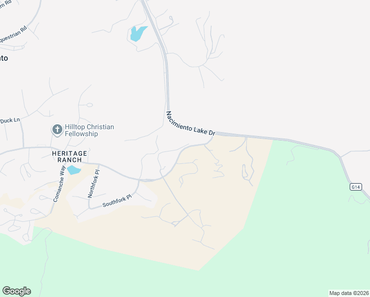 map of restaurants, bars, coffee shops, grocery stores, and more near 2347 Lakeview Drive in Paso Robles