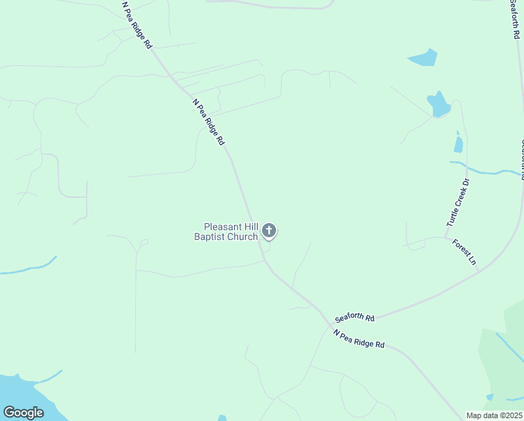 map of restaurants, bars, coffee shops, grocery stores, and more near 1013 North Pea Ridge Road in Pittsboro