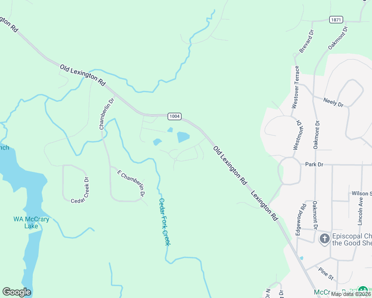 map of restaurants, bars, coffee shops, grocery stores, and more near 1162 Olde Towne Parkway in Asheboro