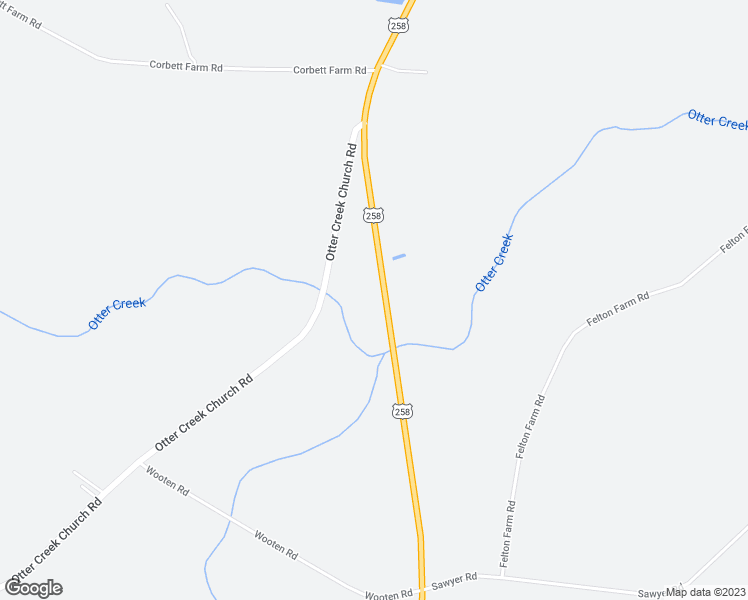 map of restaurants, bars, coffee shops, grocery stores, and more near 13982 U.S. 258 in Macclesfield
