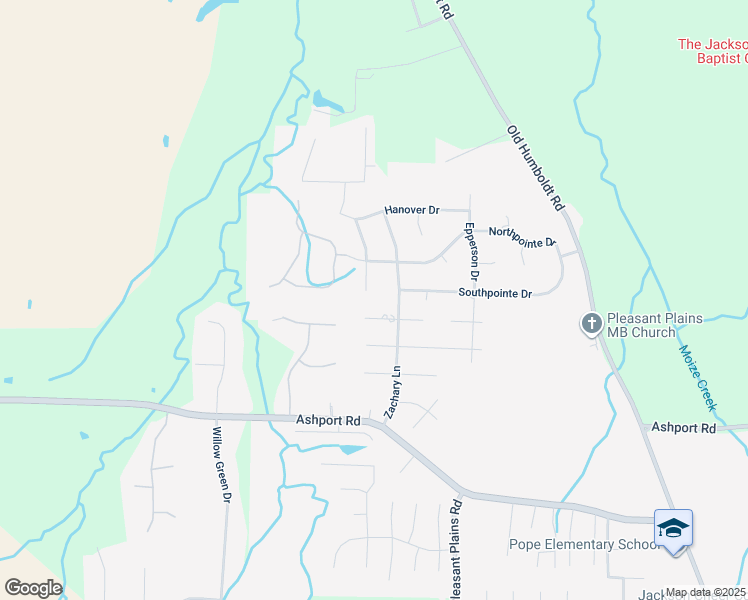 map of restaurants, bars, coffee shops, grocery stores, and more near 88 Breuington Drive in Jackson
