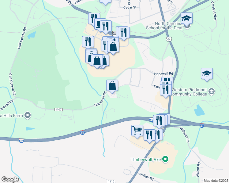 525 Hopewell Road, NC Walk Score
