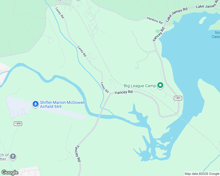 map of restaurants, bars, coffee shops, grocery stores, and more near 2601 Yancey Road in Marion