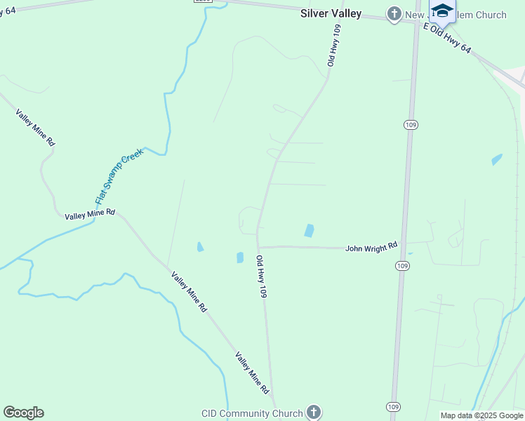 map of restaurants, bars, coffee shops, grocery stores, and more near Old Highway 109 in Lexington