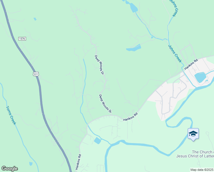 map of restaurants, bars, coffee shops, grocery stores, and more near 282 Deep Woods Drive in Marion