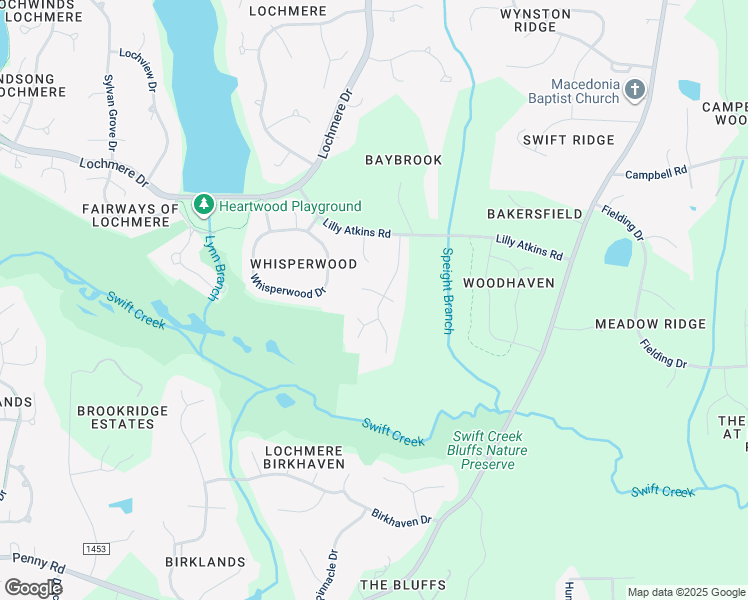 map of restaurants, bars, coffee shops, grocery stores, and more near 116 Maltland Drive in Cary