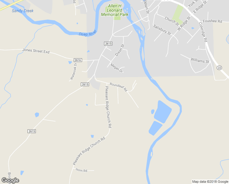 map of restaurants, bars, coffee shops, grocery stores, and more near 4644 Roundleaf Road in Ramseur