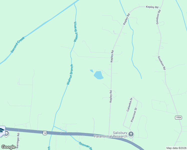 map of restaurants, bars, coffee shops, grocery stores, and more near 870 Kepley Road in Salisbury