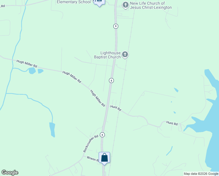 map of restaurants, bars, coffee shops, grocery stores, and more near 6532 North Carolina 8 in Lexington