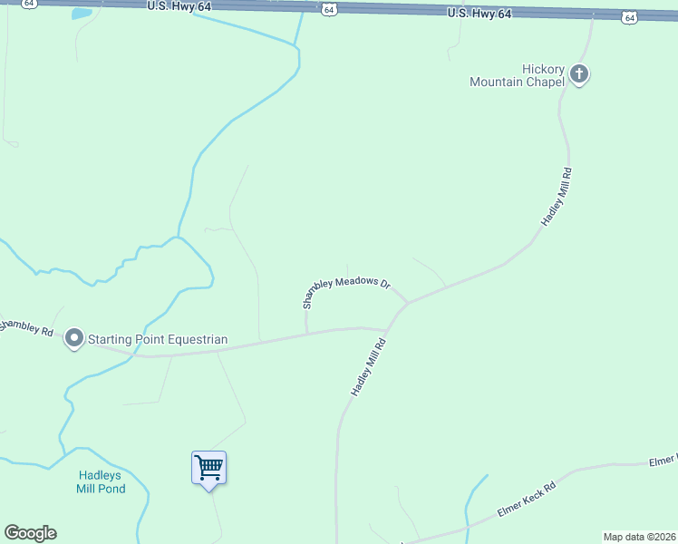 map of restaurants, bars, coffee shops, grocery stores, and more near 45 Blarney Stone Circle in Pittsboro