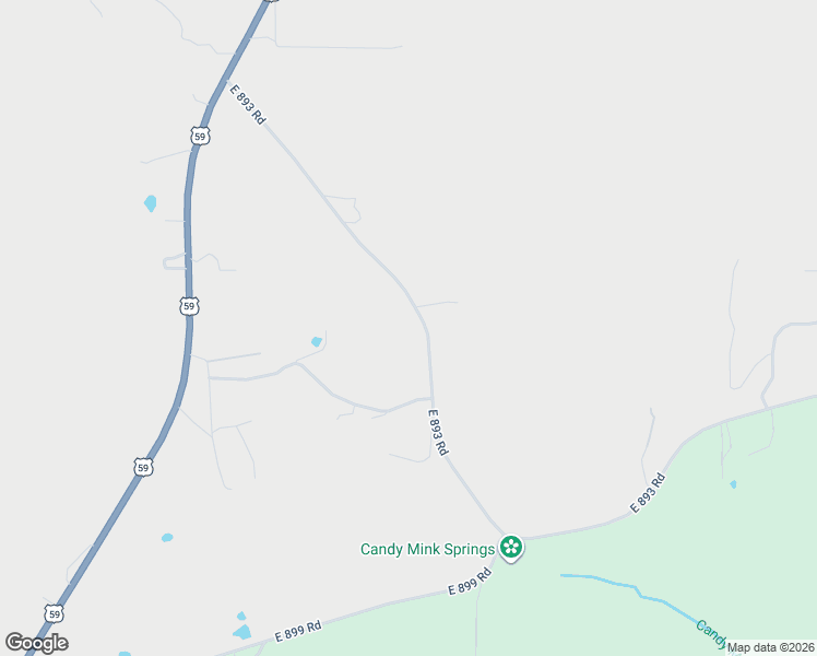 map of restaurants, bars, coffee shops, grocery stores, and more near 470354 East 893 Road in Stilwell