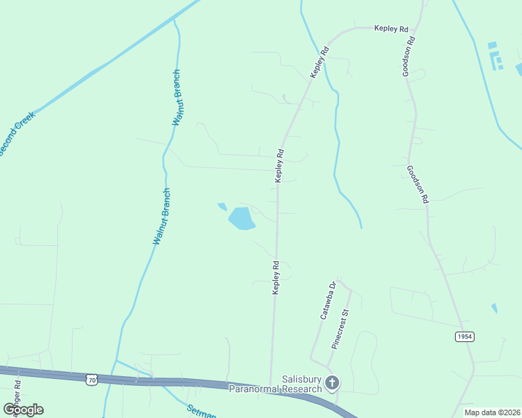 map of restaurants, bars, coffee shops, grocery stores, and more near 870 Kepley Road in Salisbury