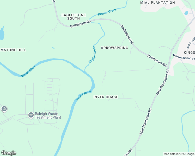 map of restaurants, bars, coffee shops, grocery stores, and more near 1961 Hilltop Road in Raleigh