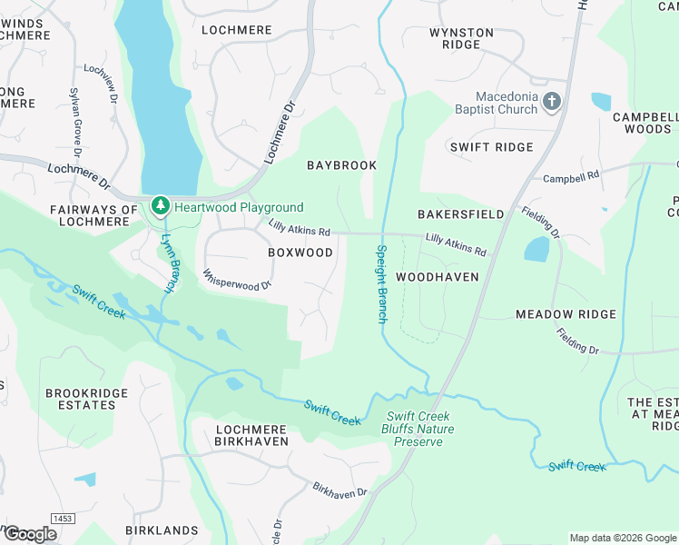 map of restaurants, bars, coffee shops, grocery stores, and more near 109 Maltland Drive in Cary