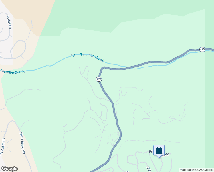 map of restaurants, bars, coffee shops, grocery stores, and more near 2395 Camino Del Oso in Santa Fe
