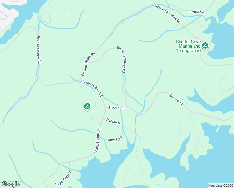 map of restaurants, bars, coffee shops, grocery stores, and more near 756 Ewing Cemetery Road in Spring City