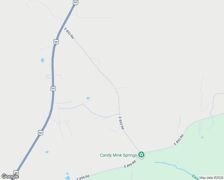 map of restaurants, bars, coffee shops, grocery stores, and more near 470354 East 893 Road in Stilwell