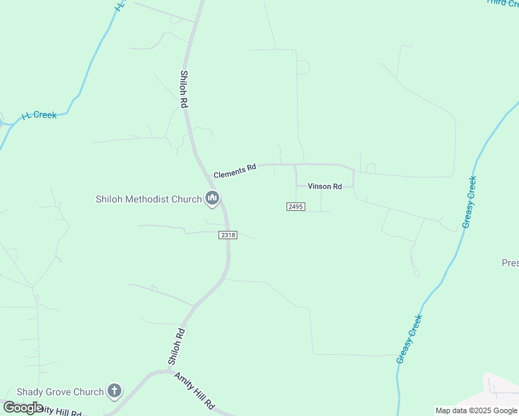 map of restaurants, bars, coffee shops, grocery stores, and more near 743 Shiloh Road in Statesville