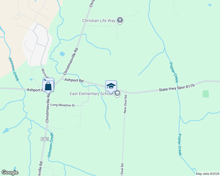 map of restaurants, bars, coffee shops, grocery stores, and more near 2480 Ashport Road in Jackson