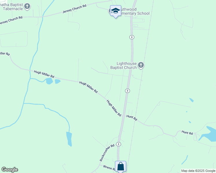 map of restaurants, bars, coffee shops, grocery stores, and more near 457 Hugh Miller Road in Lexington