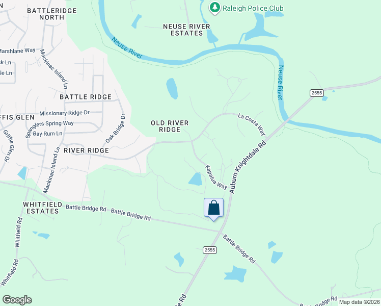 map of restaurants, bars, coffee shops, grocery stores, and more near 3616 Kapalua Way in Raleigh