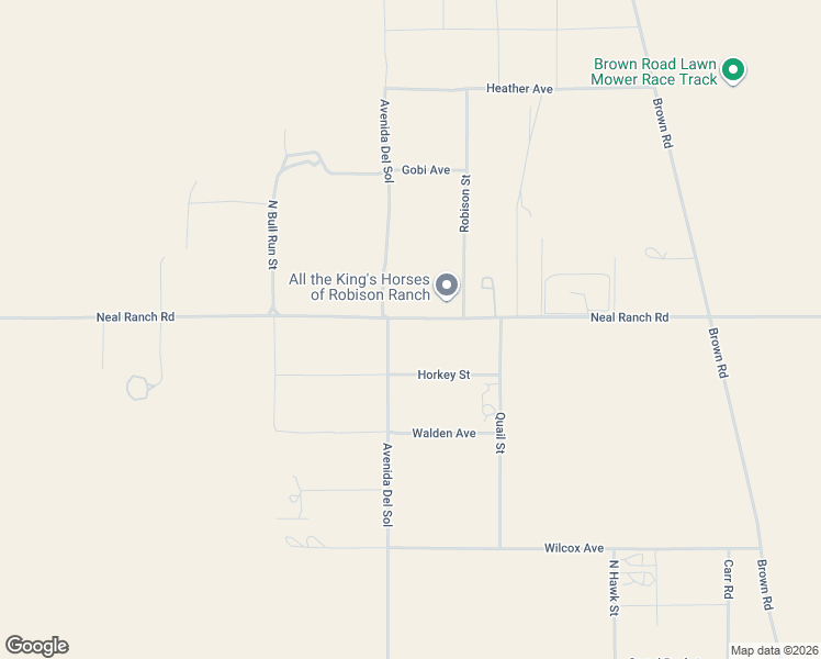 map of restaurants, bars, coffee shops, grocery stores, and more near 8085 Neal Ranch Road in Inyokern
