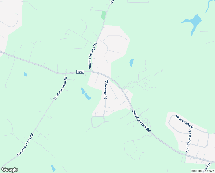 map of restaurants, bars, coffee shops, grocery stores, and more near 105 Southwood Road in Statesville