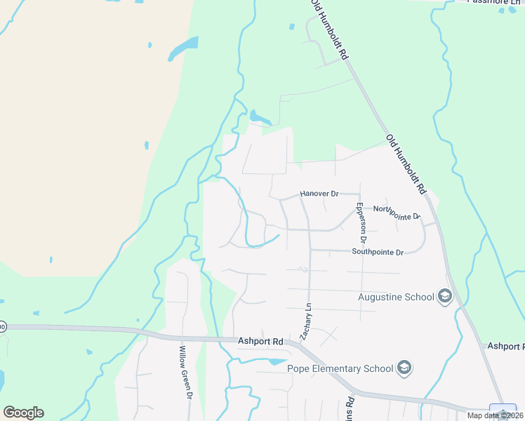 map of restaurants, bars, coffee shops, grocery stores, and more near 150 Hanover Drive in Jackson