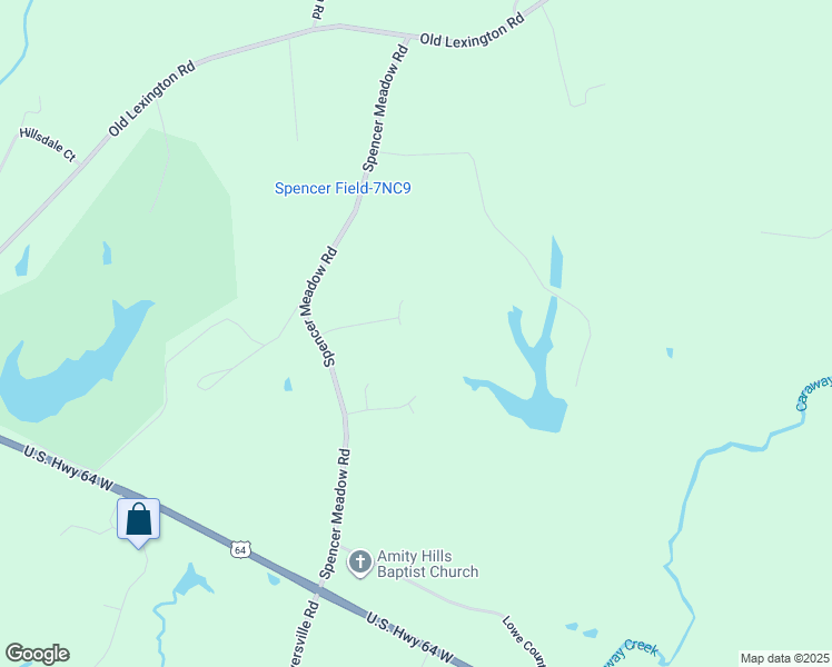 map of restaurants, bars, coffee shops, grocery stores, and more near 3001 Tranquil Lane in Asheboro