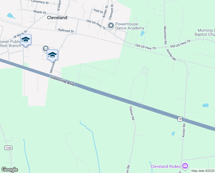 map of restaurants, bars, coffee shops, grocery stores, and more near 540 Parkwood Road in Cleveland
