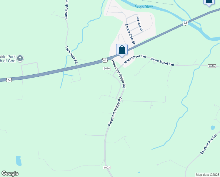 map of restaurants, bars, coffee shops, grocery stores, and more near 338 Pleasant Ridge Road in Franklinville