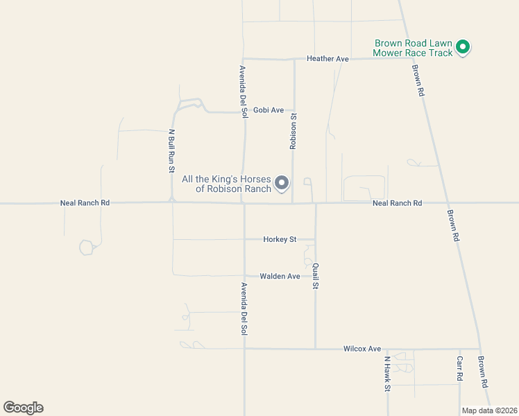 map of restaurants, bars, coffee shops, grocery stores, and more near 8085 Neal Ranch Road in Inyokern