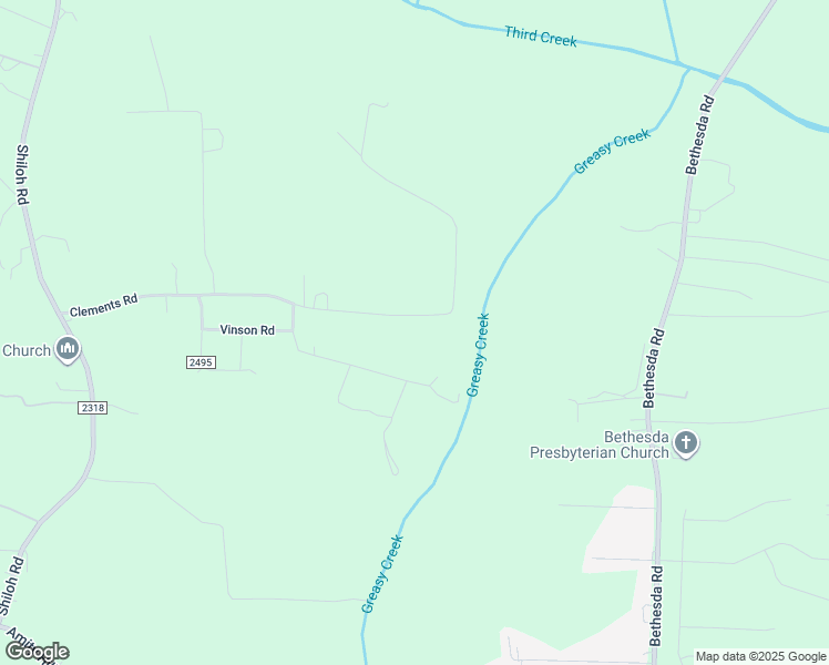 map of restaurants, bars, coffee shops, grocery stores, and more near 296 Clements Road in Statesville