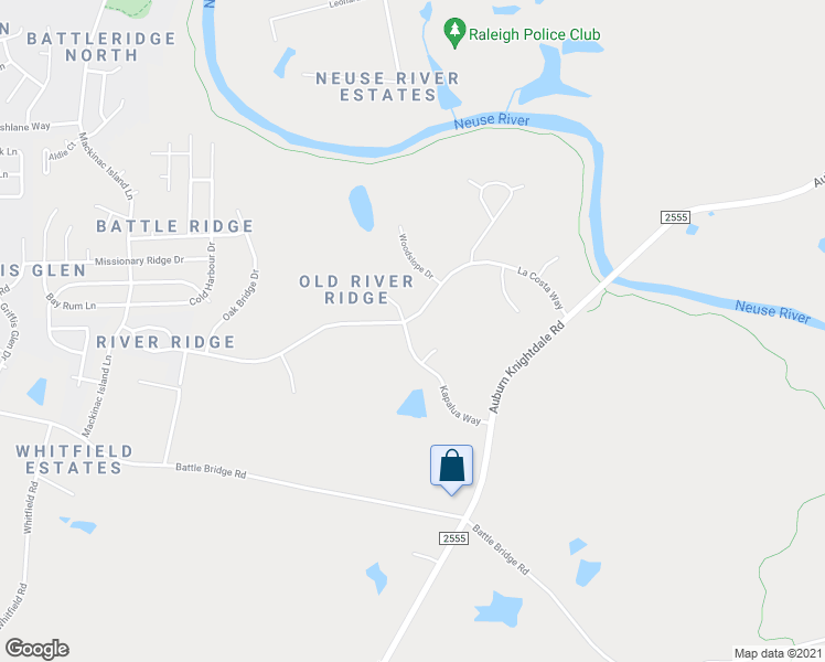 map of restaurants, bars, coffee shops, grocery stores, and more near 3520 La Costa Way in Raleigh