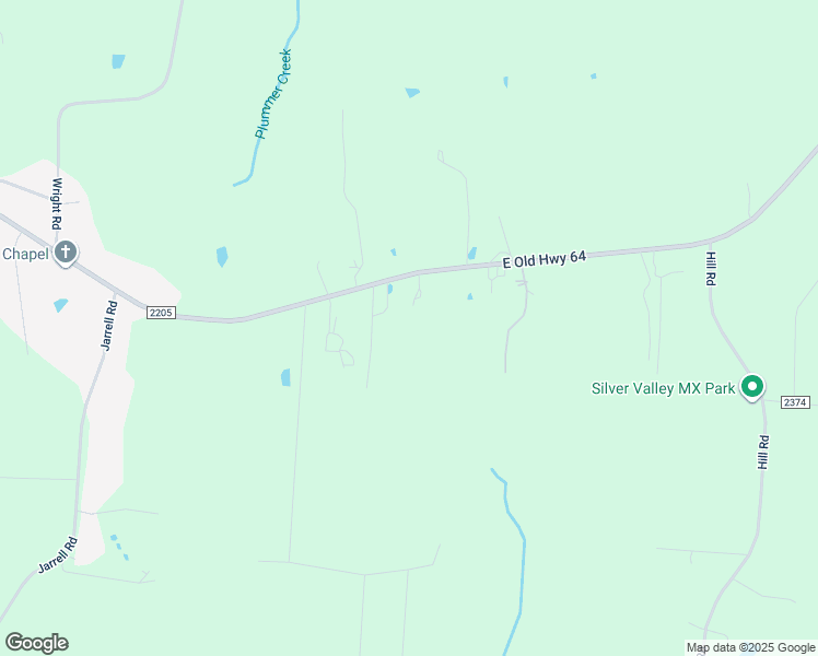 map of restaurants, bars, coffee shops, grocery stores, and more near East Old Highway 64 in Lexington
