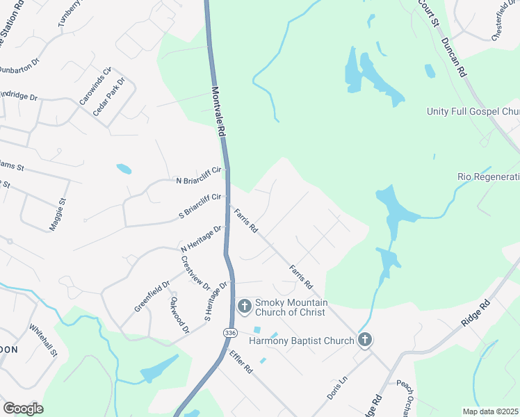 map of restaurants, bars, coffee shops, grocery stores, and more near 115 Charles Earl Lane in Maryville