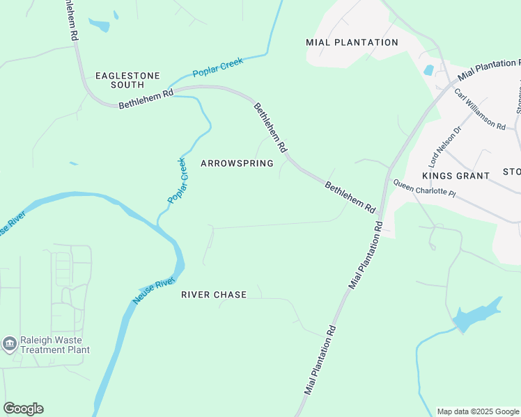 map of restaurants, bars, coffee shops, grocery stores, and more near 1940 Hilltop Road in Raleigh