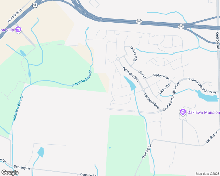 map of restaurants, bars, coffee shops, grocery stores, and more near 2218 Henderson Drive in Spring Hill