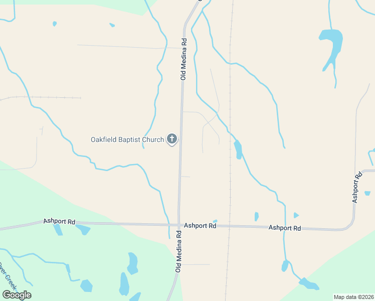 map of restaurants, bars, coffee shops, grocery stores, and more near 3528 Old Medina Rd in Oakfield