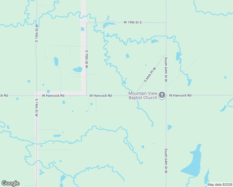 map of restaurants, bars, coffee shops, grocery stores, and more near 7129 West Hancock Road in Muskogee