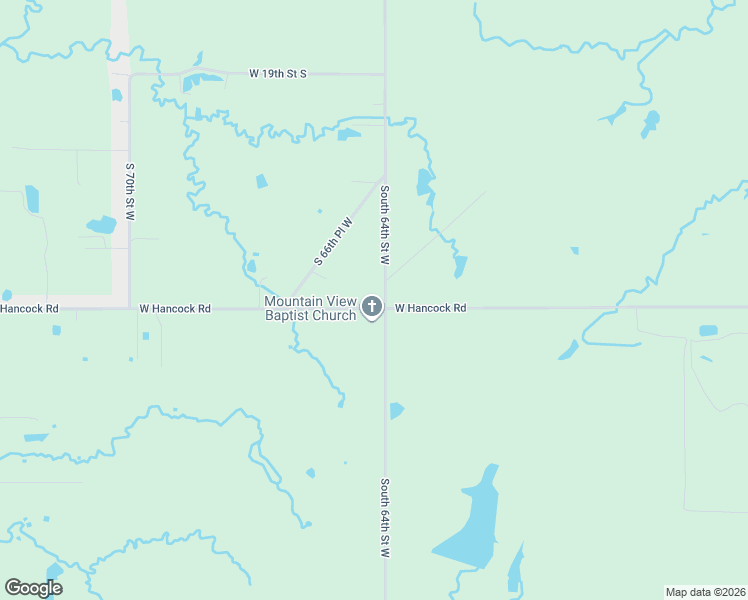 map of restaurants, bars, coffee shops, grocery stores, and more near 6401 West Hancock Road in Muskogee